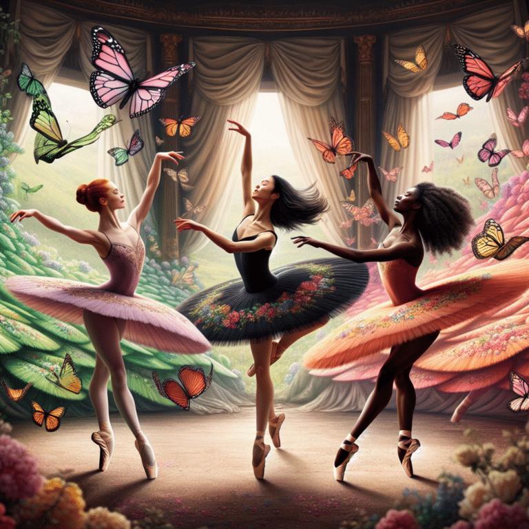 Ballerinas And Butterflies