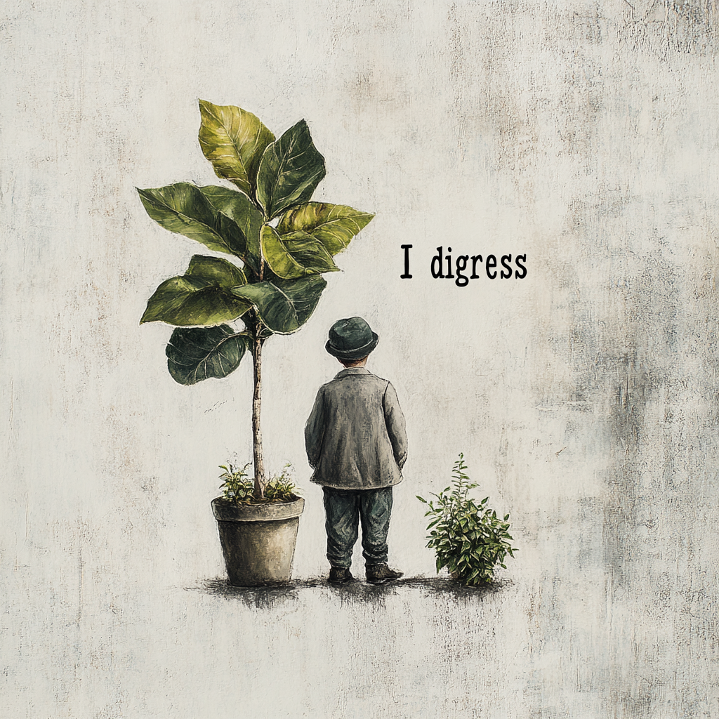 I digress meaning